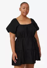 Buy Cotton On Plus Size Harlow Full Sleeve Mini Dress in Cafe Pink 2024  Online