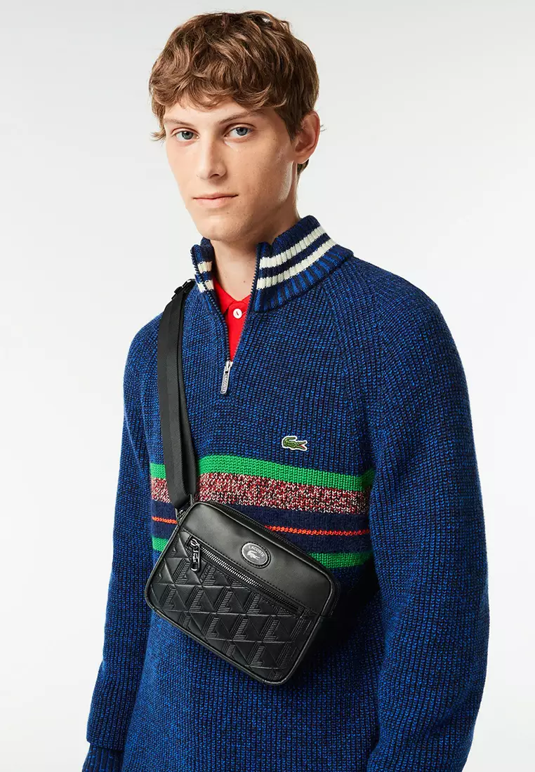 Lacoste Men's Monogram Shoulder Bag