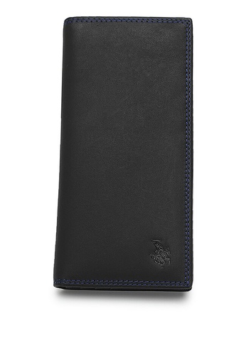 Swiss Polo black Genuine Leather RFID Long Wallet ED75AAC5D002CFGS_1