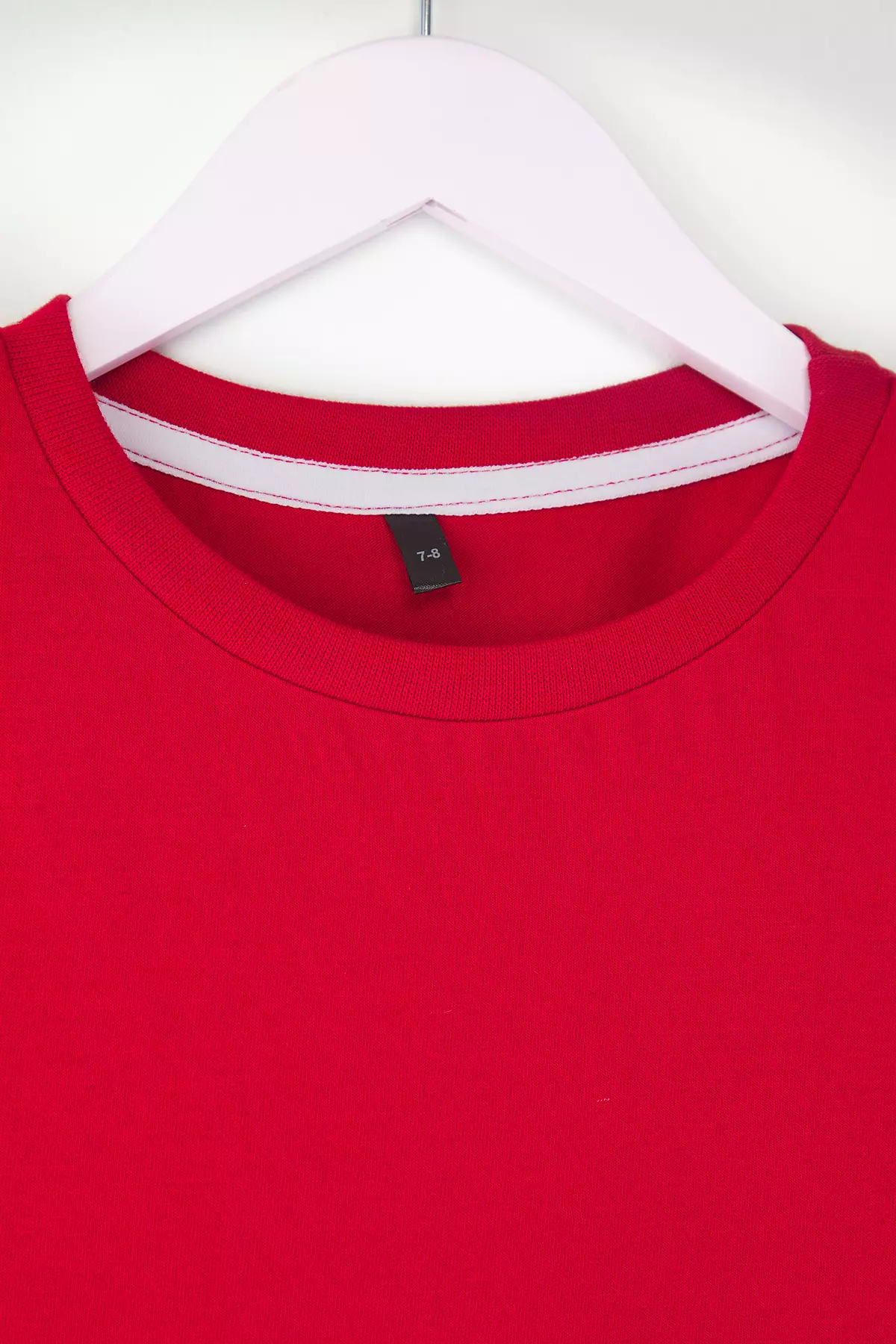 Red Unisex 100% Cotton Basic Short Sleeve T-Shirt