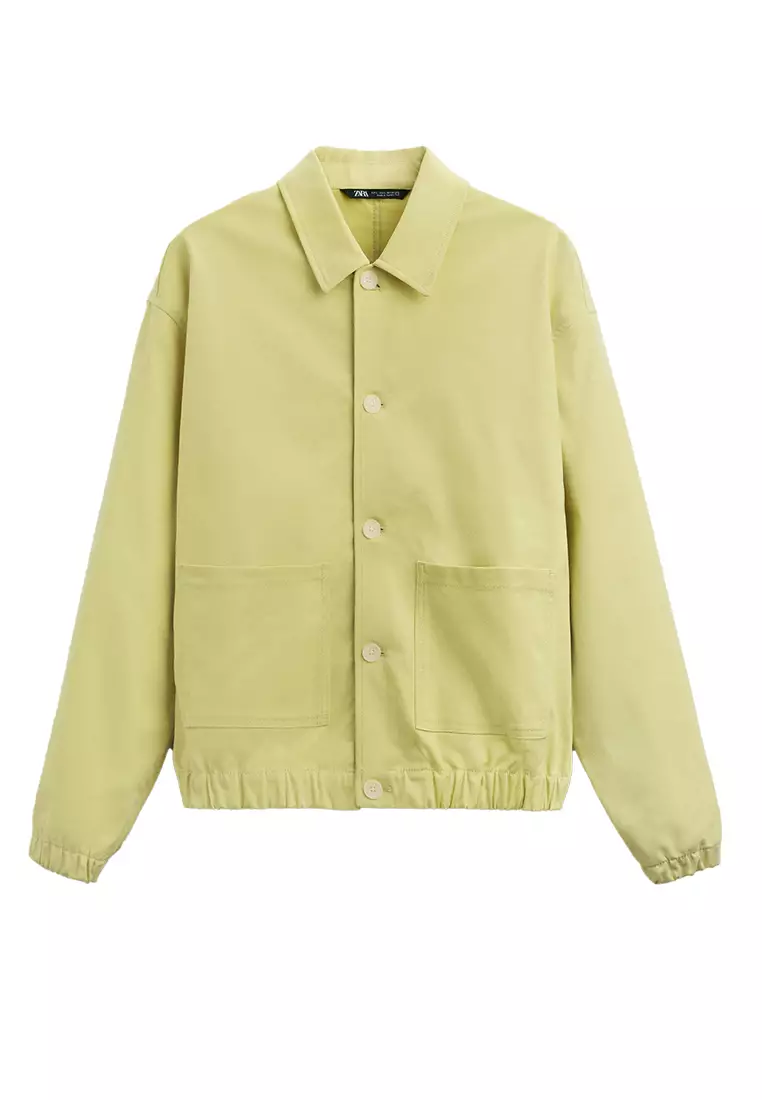 ZARA Collared Jacket 2025 | Buy ZARA Online | ZALORA Hong Kong