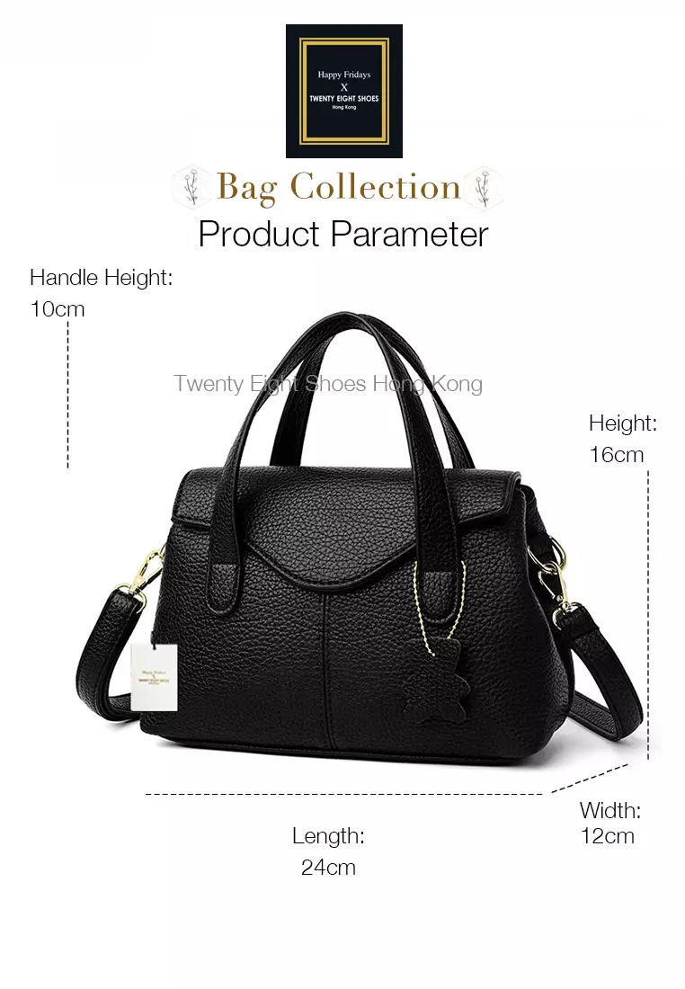 Faux Leather Three Way Flap Handbag JW HD-2834