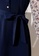 Halo navy Floral Printed Long Sleeves Dress CDC2DAA1AA5632GS_8