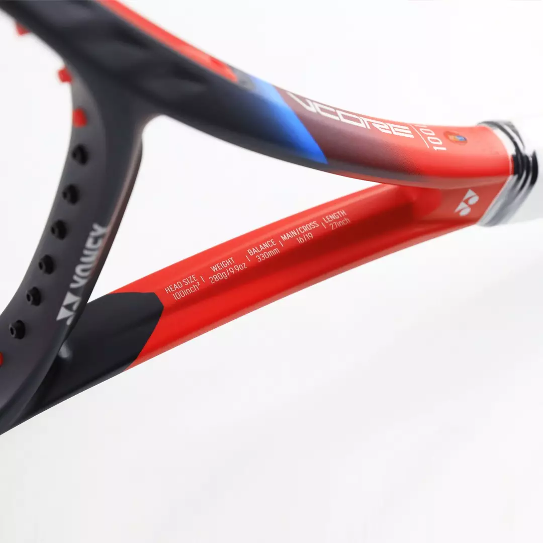 Raket Tenis Yonex VCORE 100L 280 gr 7TH Gen - SCARLET 2023 Jepang