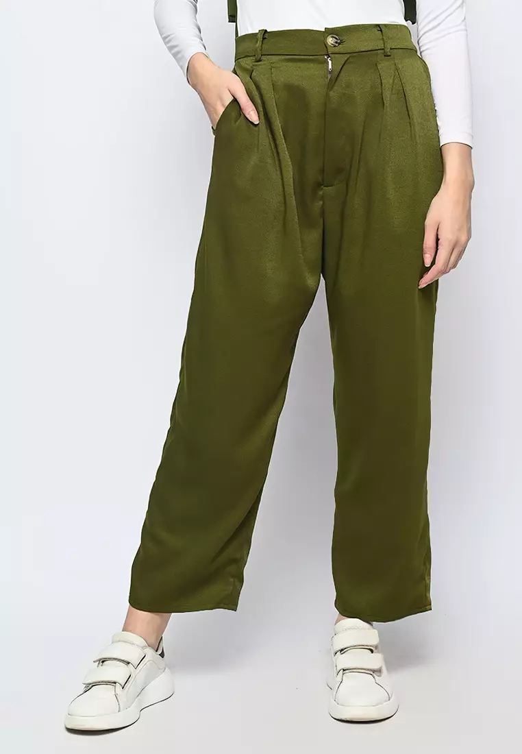 Lucina Baggy Pant Army