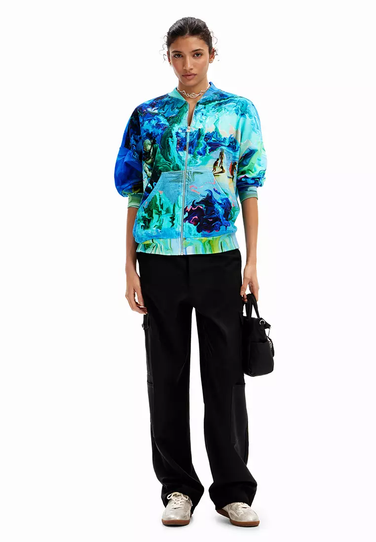 Desigual Woman M. Christian Lacroix arty sweatshirt .
