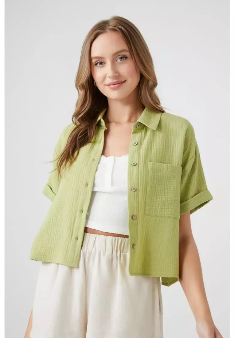 Button up top shirts forever 21