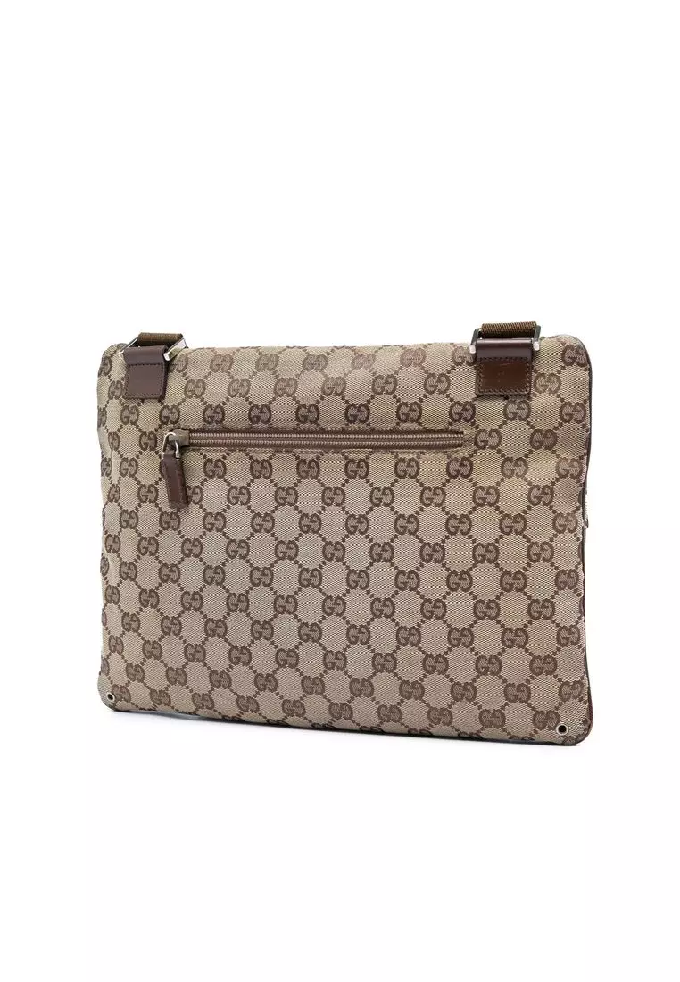 Pre-Loved Gucci Gg Canvas Crossbody