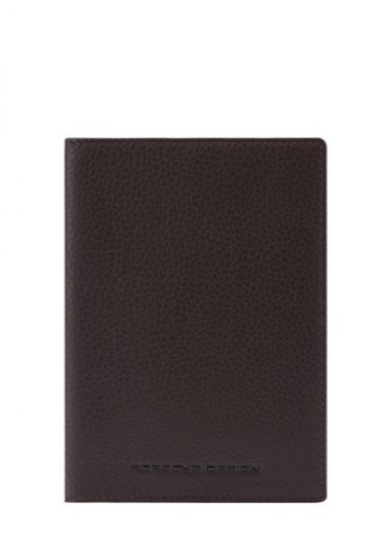 Porsche Design brown Dark Brown Leather Passport Holder Cover Porsche Design Travel Accessories E6E7EACF988515GS_1