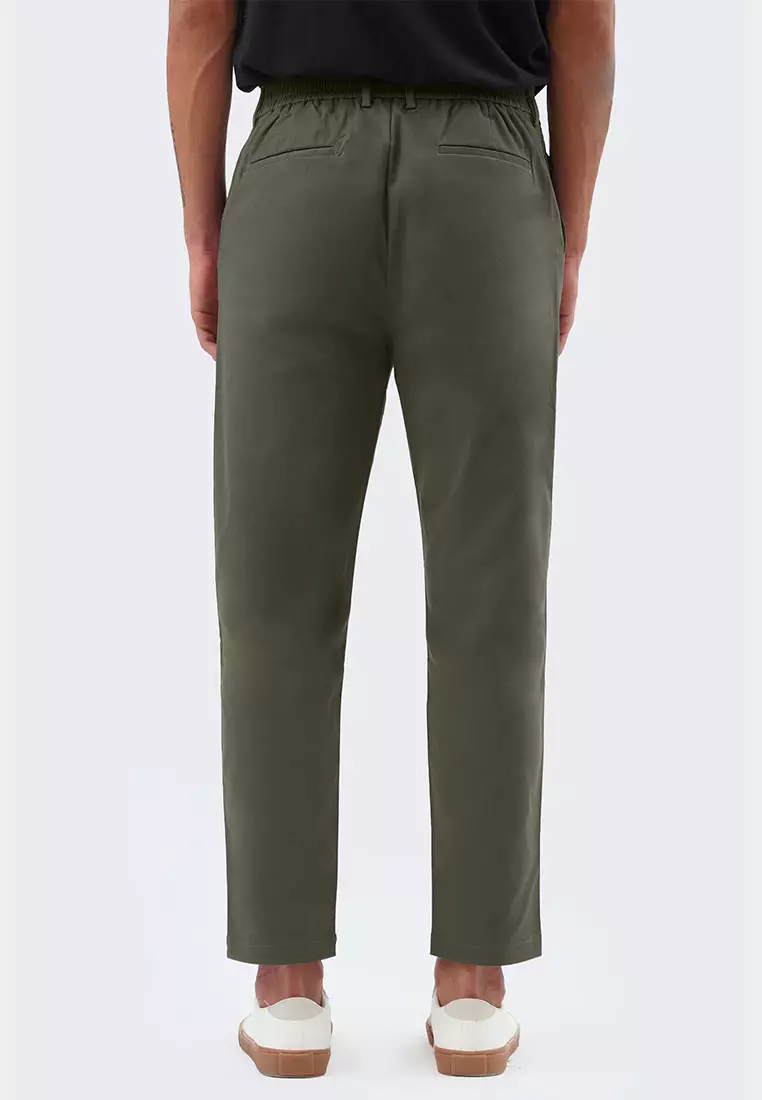 Bocu Mens Front Pleated Cuffed Hem Trousers, Men's Fashion, Bottoms,  Trousers on Carousell