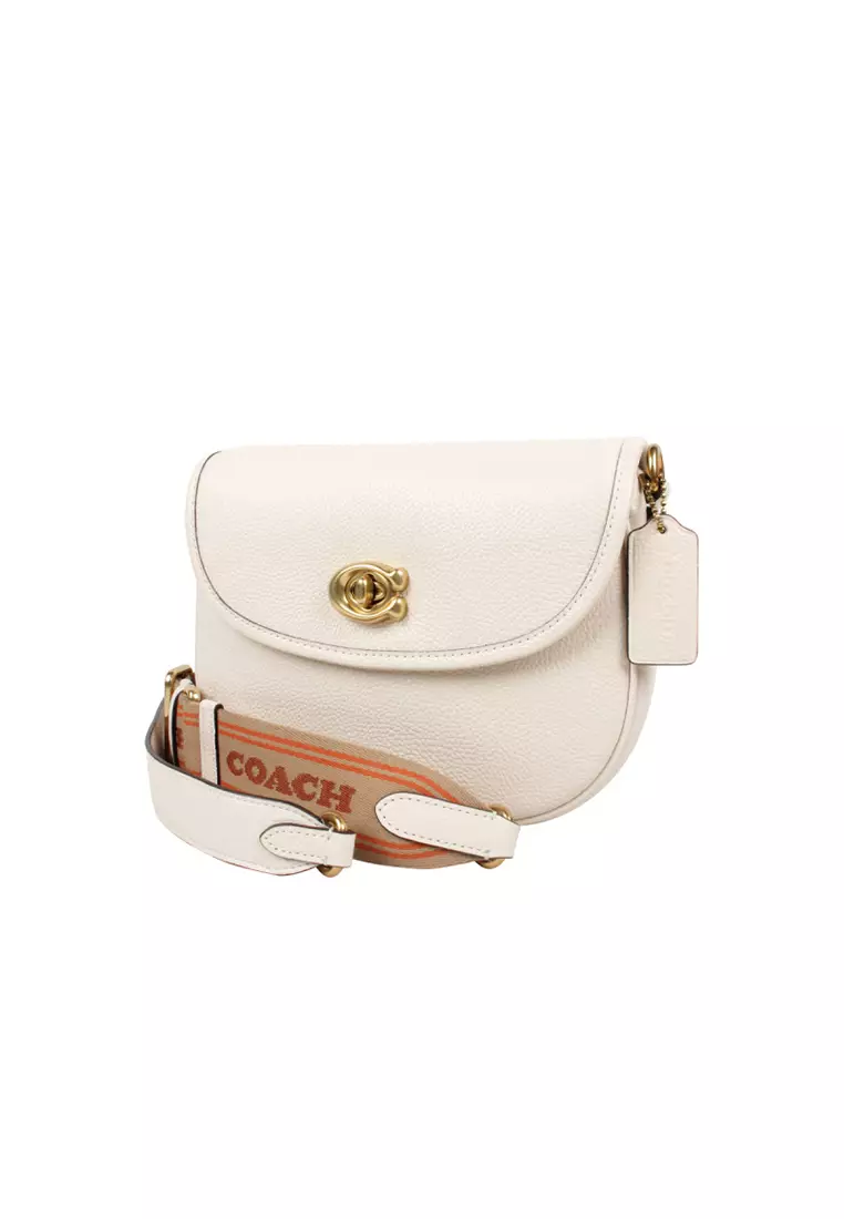 Coach turnlock saddle bag best sale
