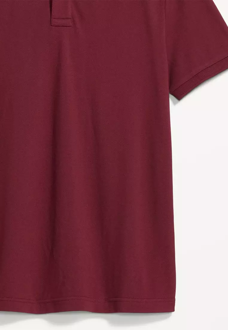 Short-sleeve Pique Polo For Men