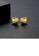 Glamorousky white Fashion Simple Plated Gold Heart Cubic Zirconia Geometric Circle Stud Earrings 68654ACAB3D54BGS_3
