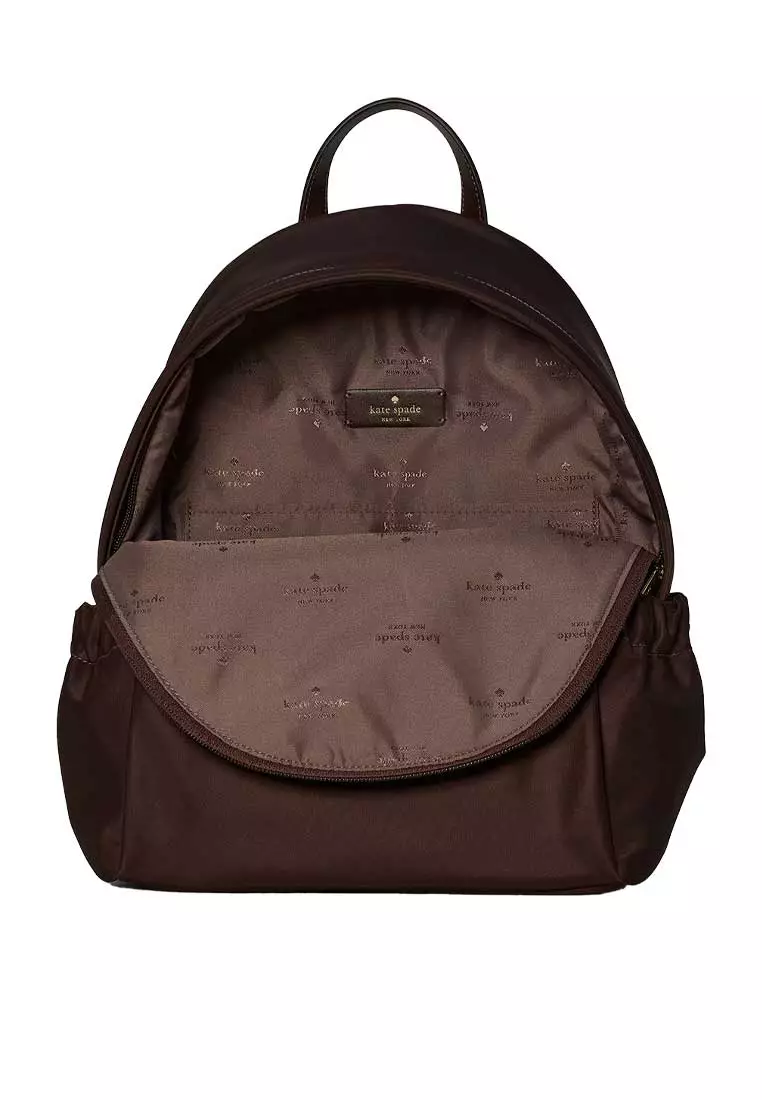 Carter Nylon Large Dome Backpack Hot Fudge KP111