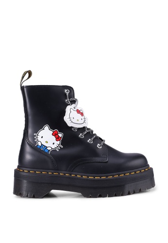 Buy Dr Martens Hello Kitty Jadon 8 Eye Boots Online Zalora Malaysia