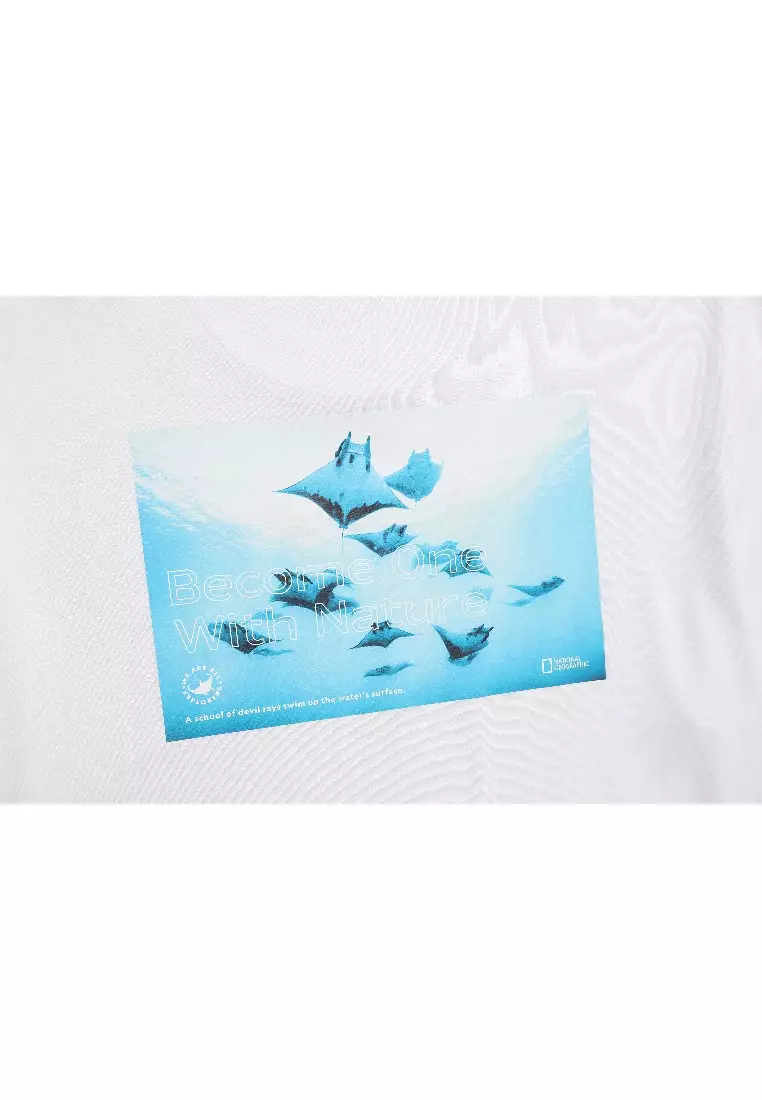 National Geographic Unisex Drysil Stingray Graphic Short