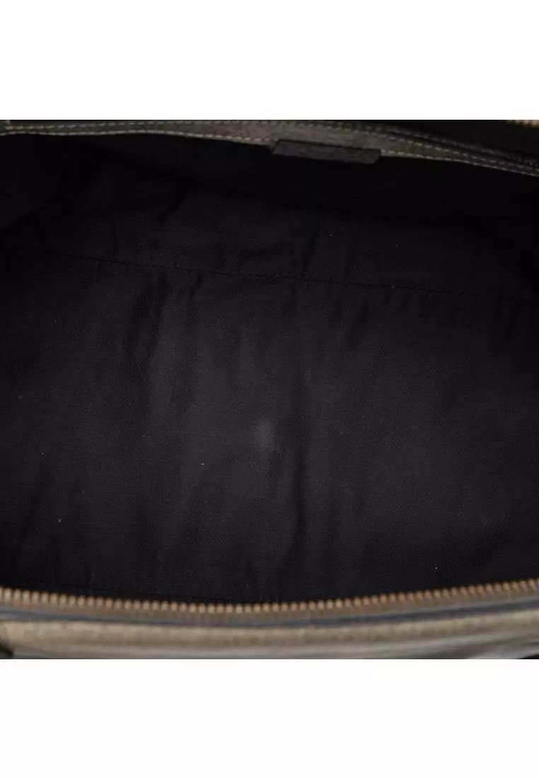 Pre-Loved Gucci Gg Canvas New Pelham Handbag