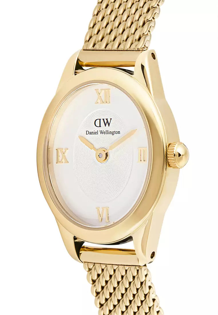Ophelia Mini Mesh White Gold - Women Watch stainless steel watch DW Official Authentic Original 女士手錶 不銹鋼手錶 DW 官方 真皮手錶 正品