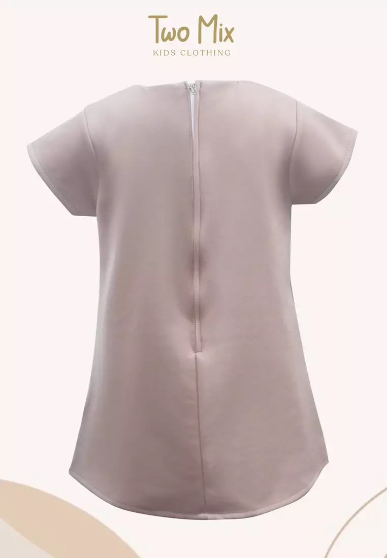 Two Mix - Dress Anak Perempuan Lucu - Baju Anak Perempuan Bonus Tas Lucu 1-8 Tahun 4296