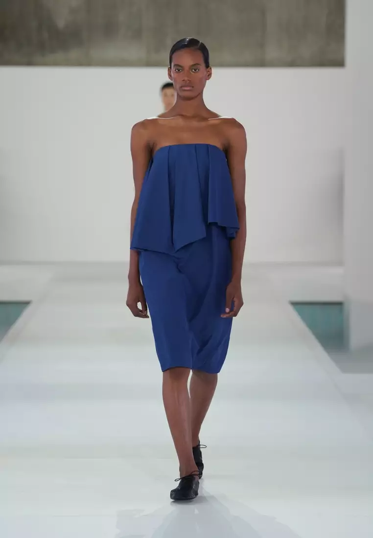 Buy COS LAYERED BANDEAU MIDI DRESS 2026 Online | ZALORA