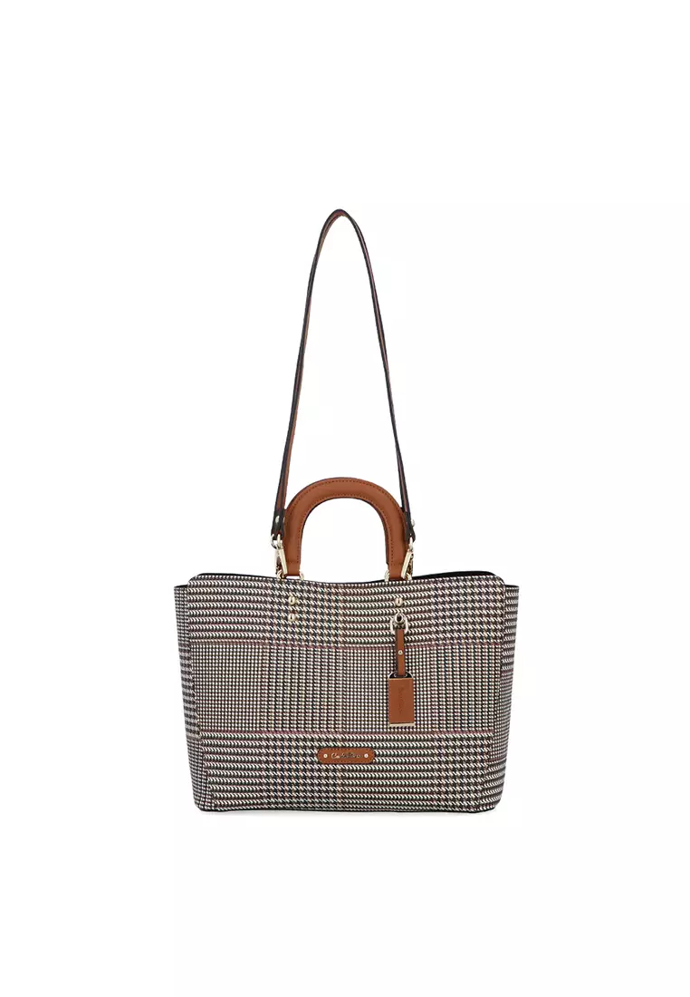Brown Ever Chic 2-in-1 Top Handle Tote