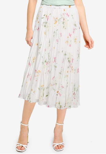 Petite long pleated skirt Clearance