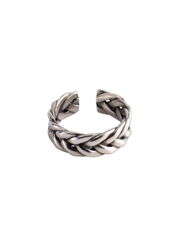 OrBeing white Premium S925 Sliver Twine Ring 24DF7ACEBF68B6GS_1