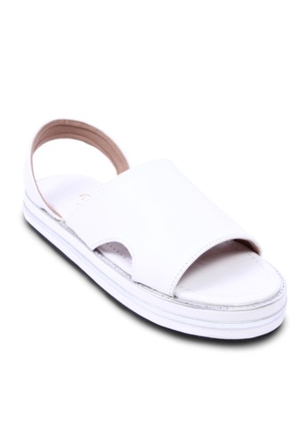 Alena White Platform Sandals