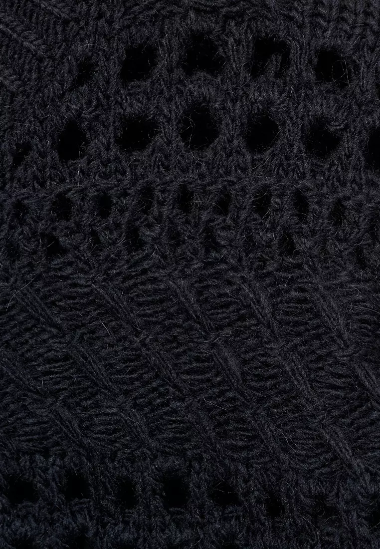 Openwork Knit Sweater