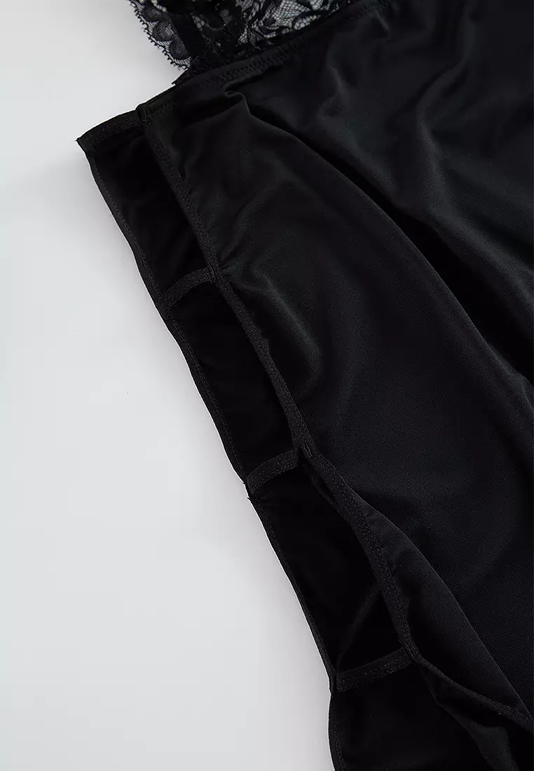 Plus Size Cut Out Babydoll Nightie