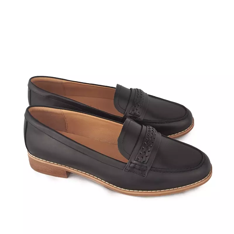 Sepatu Wanita Casual Loafer Gino Mariani Airuna Black