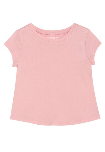 Old Navy pink Q1 Ss Mm Solid Tee-Xcold Stnd 3F032KAAD64073GS_1