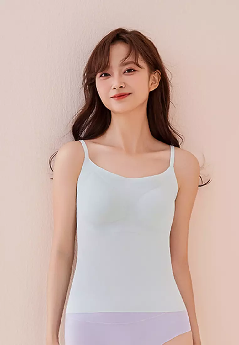 Sora bicolor camisole ANDMARY iceblue▲▲ ANDMARY】Sora bicolor camisole