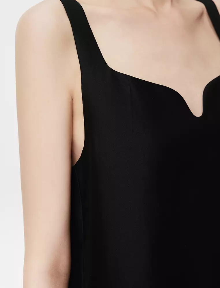 中長款吊帶連衣裙