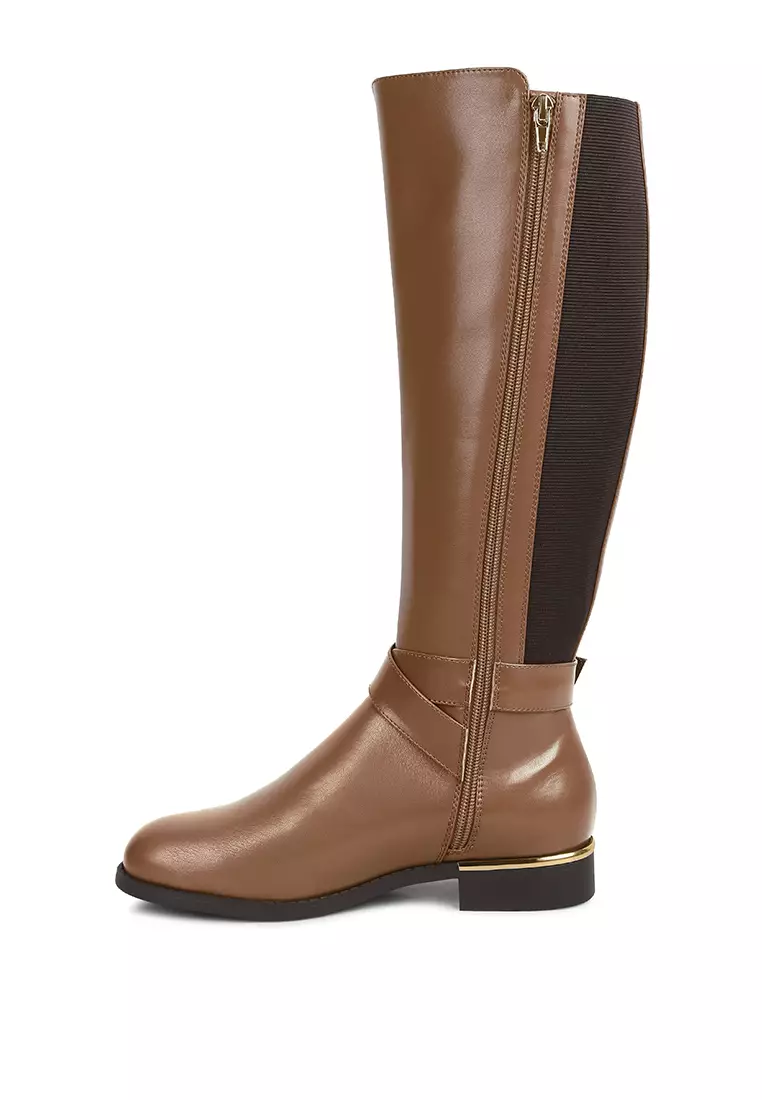 Beat Chill Knee High Boot in Tan