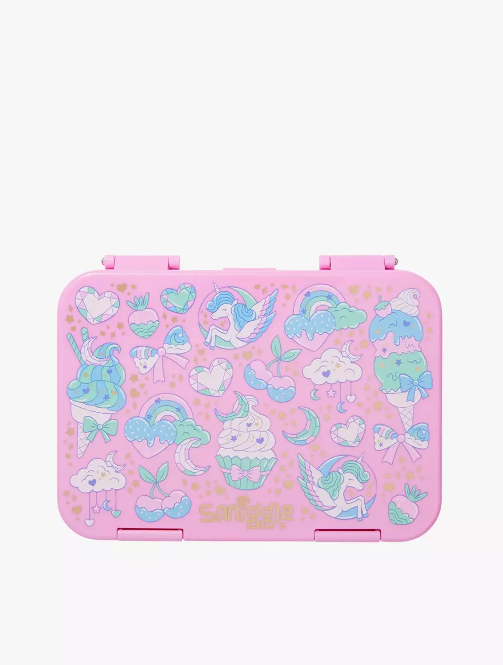 Smiggle Radiant Medium Bento Lunchbox - IGL456848PNK