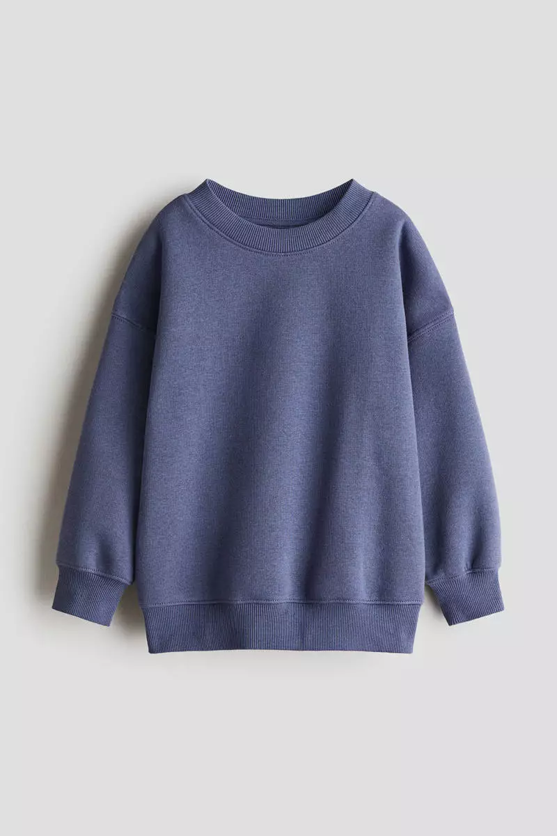 Oversized brushed-inside sweatshirt