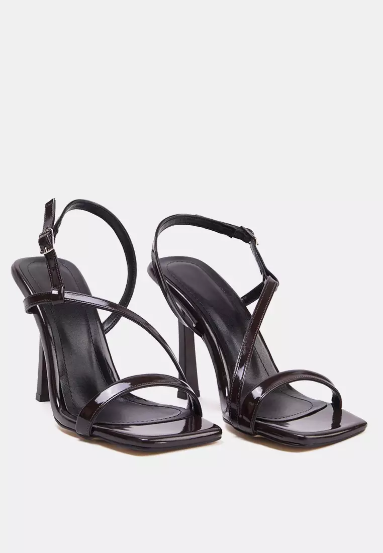 Patent Leather Strappy Heels