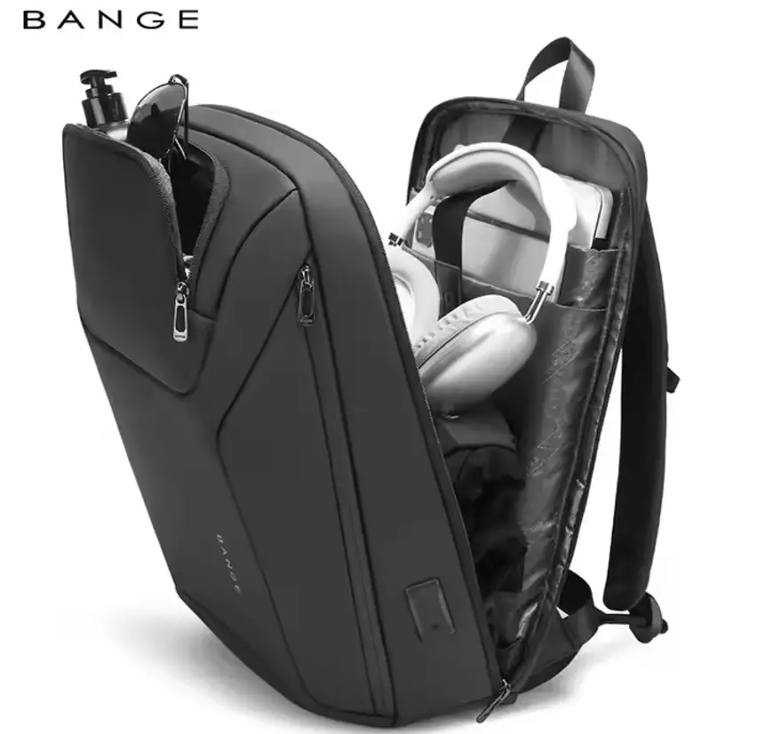 BANGE BG7802 Tas Ransel Tas Laptop Pria Backpack Pria 15.6 Inch-GREY