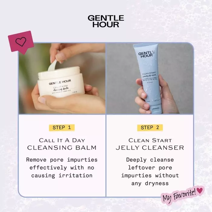 Gentle Hour Cleansing Duo (Balm 30gr + Jelly Cleanser 100ml)