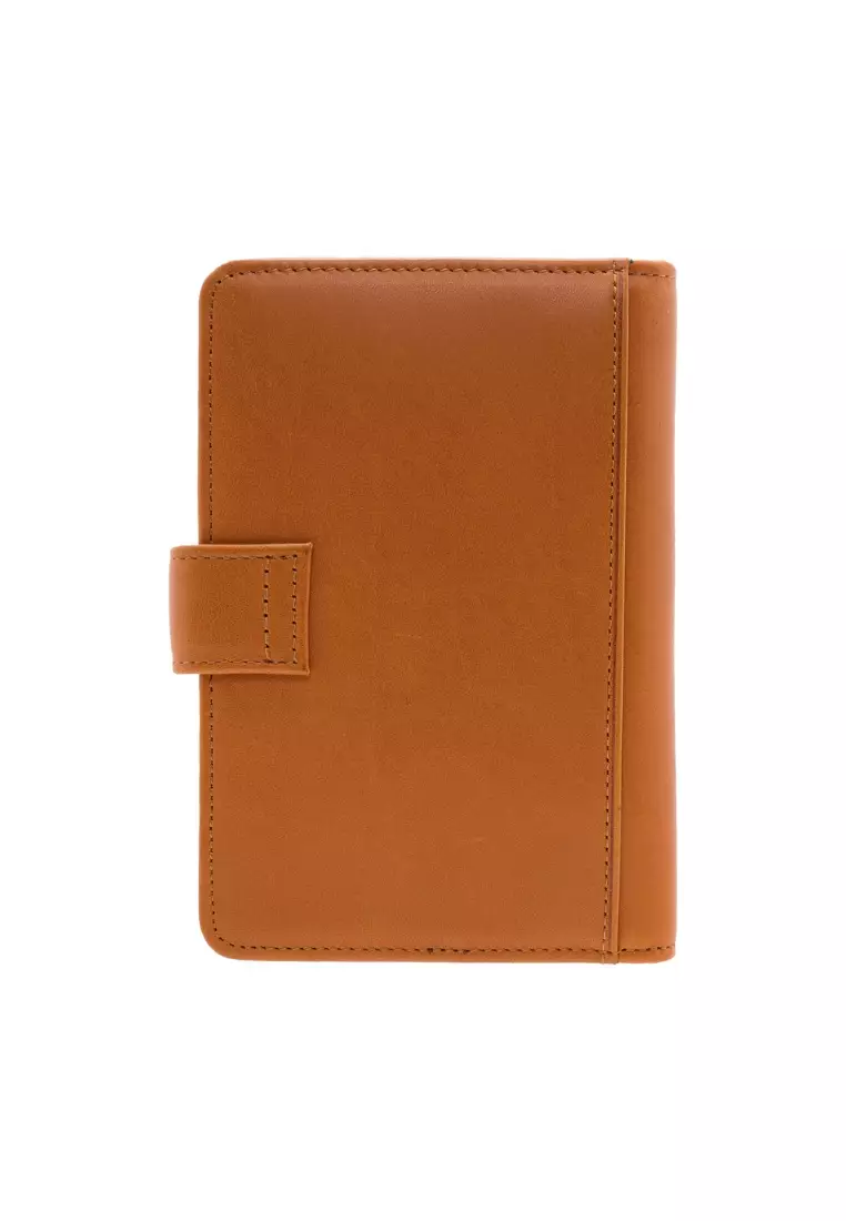 Vegetable Tanned Leather RFID 5 Cards Passport Cover JWC 31055