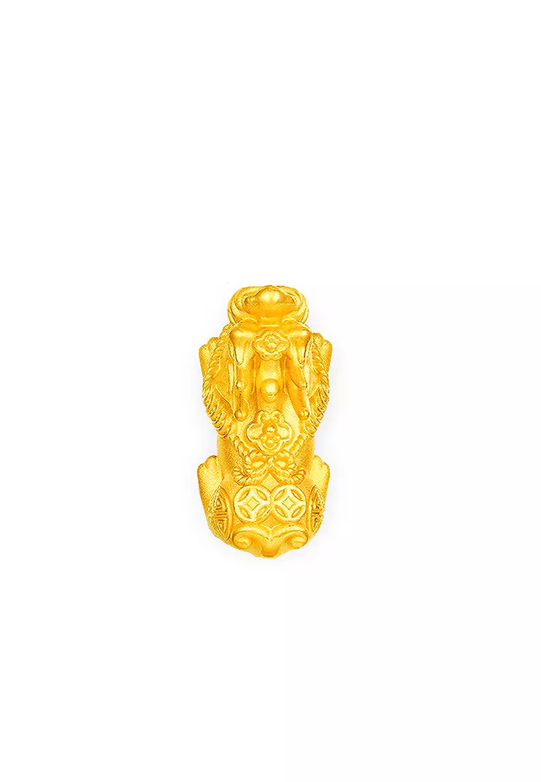 999.9/24K足金 3D 貔貅吊飾 (6.37克 ±)