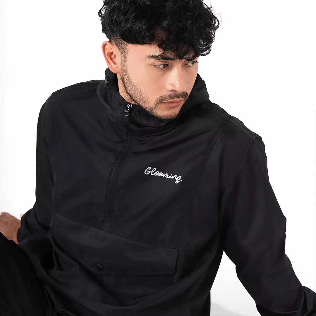 Jaket Gorpcore Parasut Black Unisex