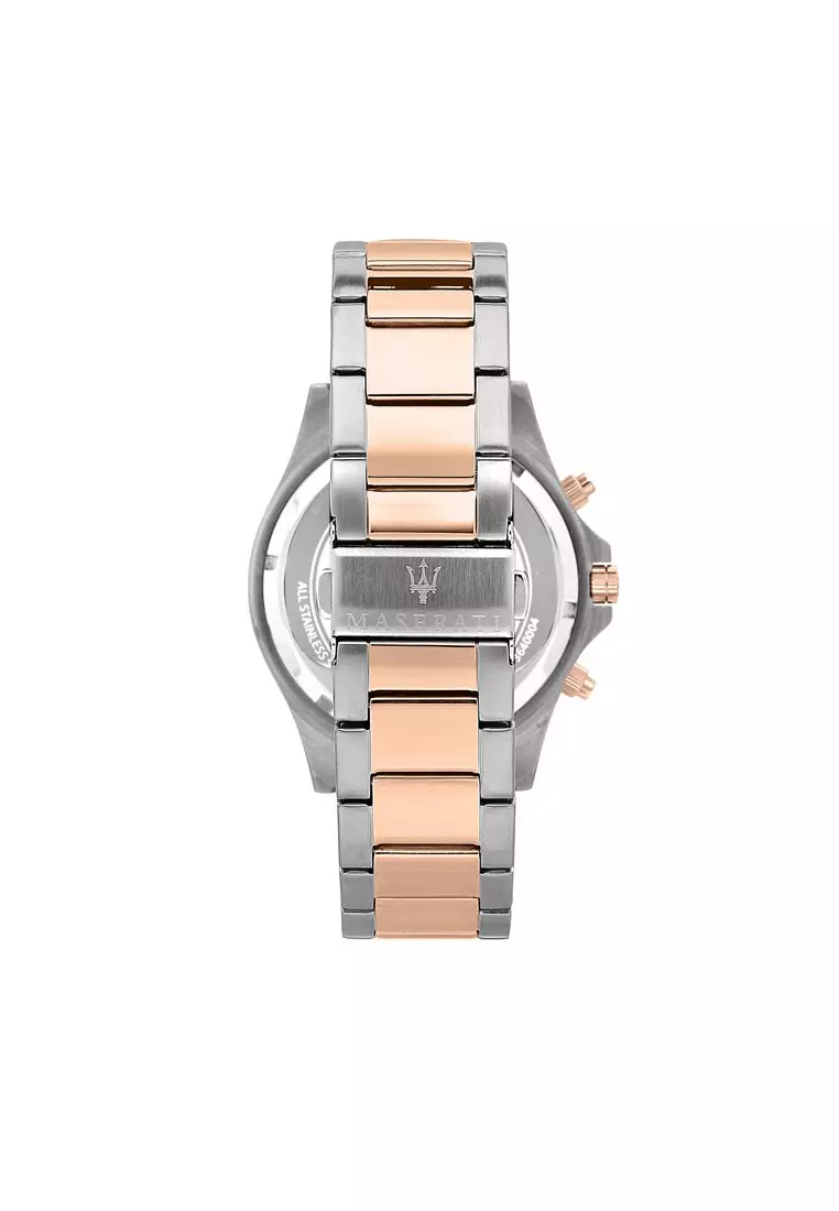 【2 Years Warranty】Maserati Sfida 44mm Brown Dial Men's Chronograph Quartz Watch R8873640014