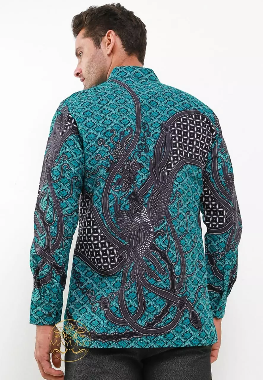 Myrta Kemeja Batik Pria Premium Slimfit Modern Lengan Panjang