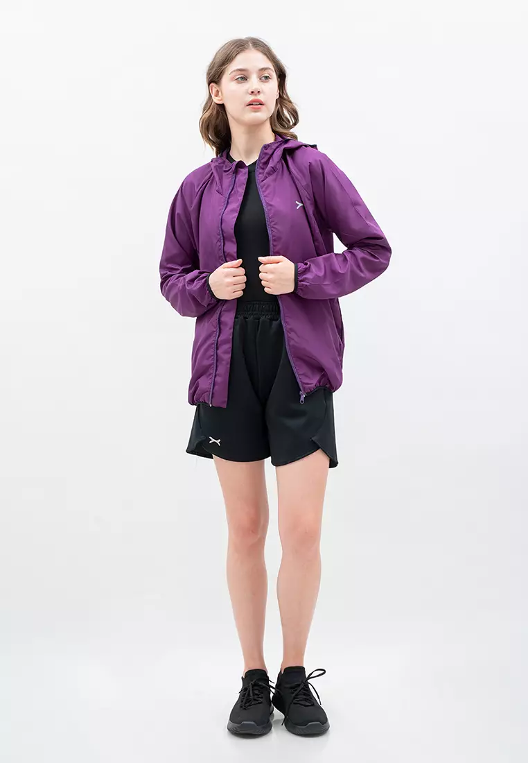 Windbreaker Jacket Woman Winder series Purple