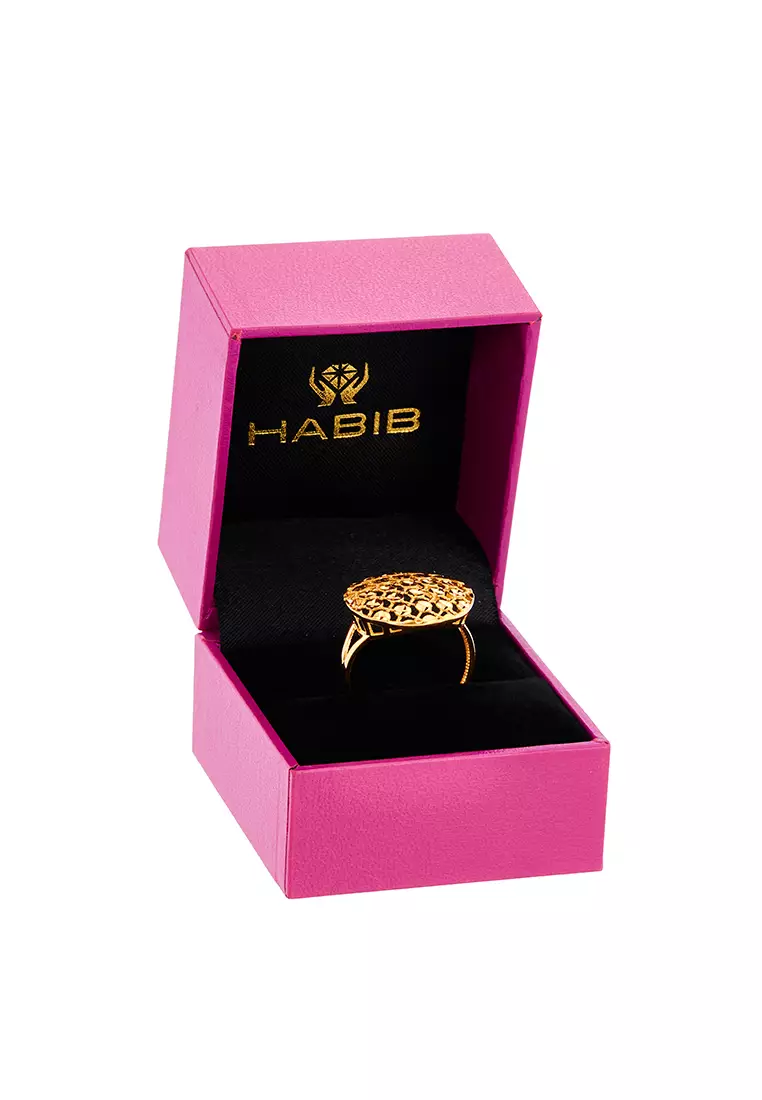 網上選購HABIB HABIB Oro Italia 916 Yellow Gold Ring GR52351023 (22K Gold) 2026  系列| ZALORA香港