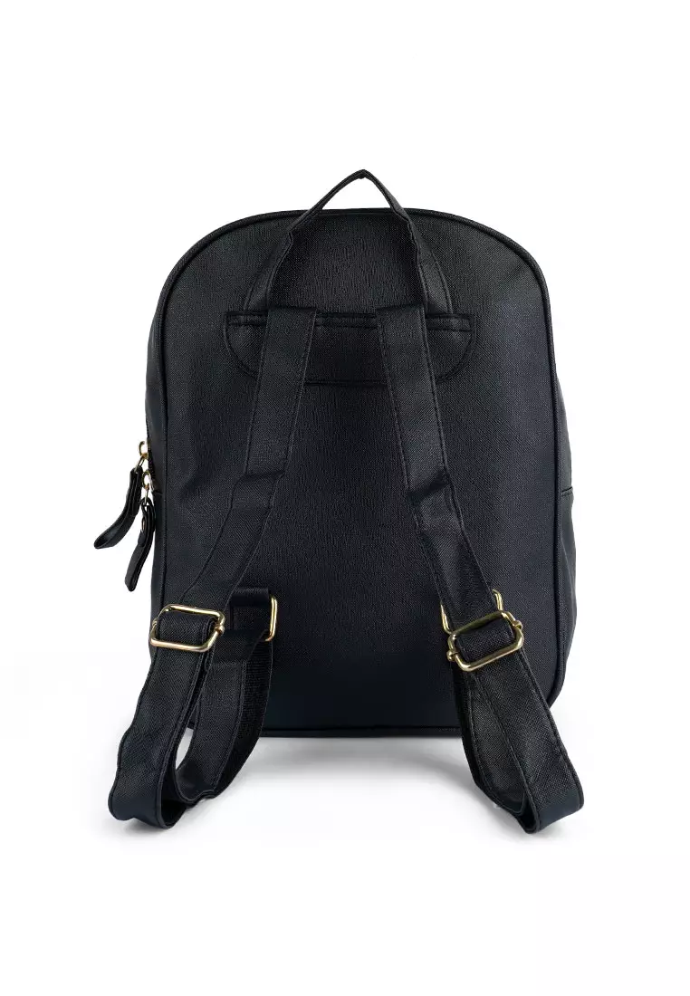 Buy London Rag Black Croc Patterned Mini Backpack 2024 Online | ZALORA ...