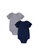 Levi's grey Levi's Unisex Newborn's Batwing Logo 2 Pieces Bodysuit (0 -6 Months) - Grey Heather EC4EAKA9792CCEGS_2