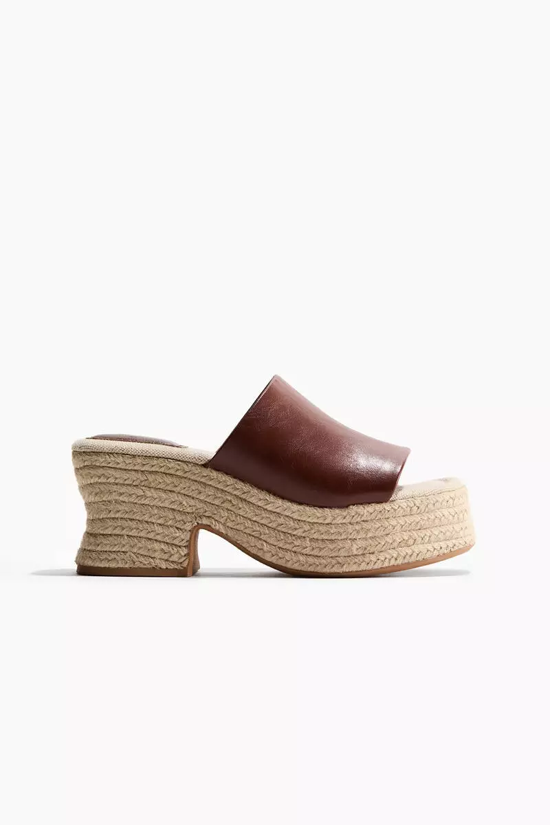 Heeled espadrilles